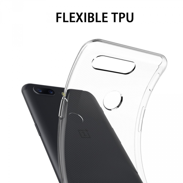 As-Guard OnePlus 5T Soft Silikon Klf-Clear