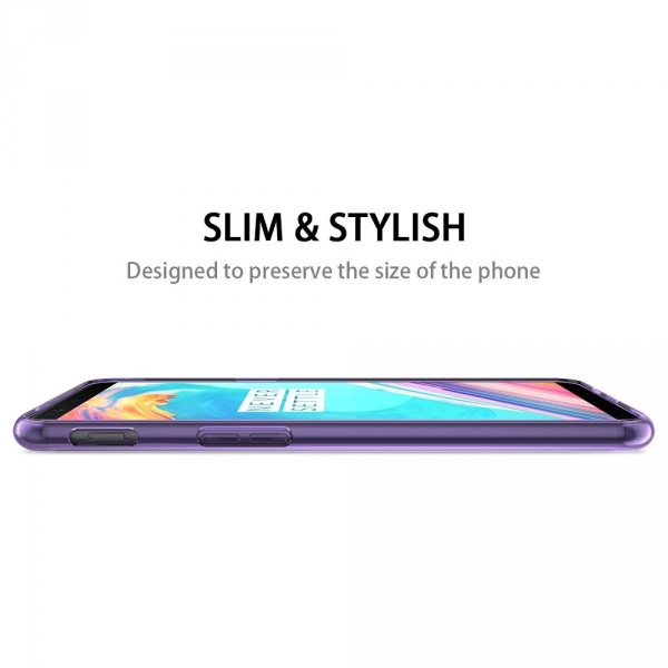 As-Guard OnePlus 5T Soft Silikon Klf-Purple