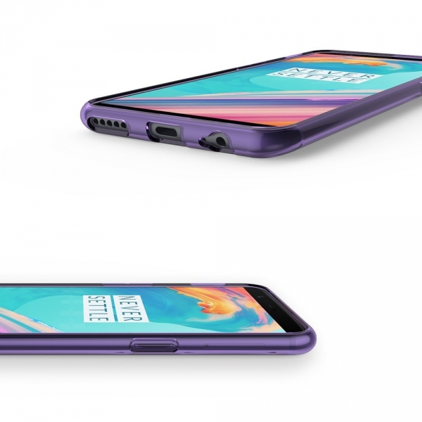 As-Guard OnePlus 5T Soft Silikon Klf-Purple