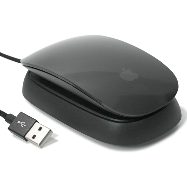 Ascrono Apple Magic Mouse 2 Uyumlu arj stasyonu-Dark Gray