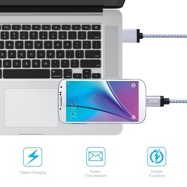 Atill 2 Metre Mikro USB Kablo (3 Adet)