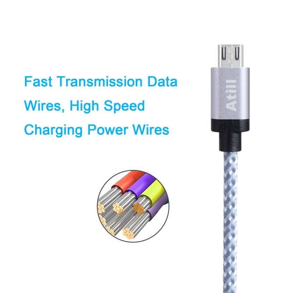 Atill 2 Metre Mikro USB Kablo (3 Adet)