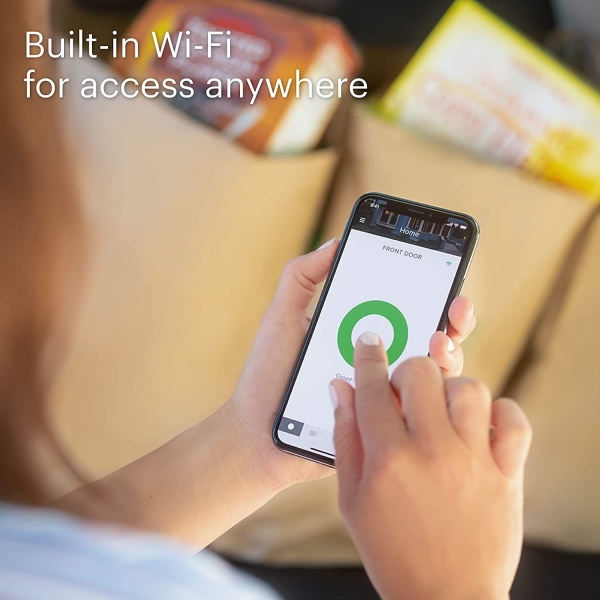 August Wi-Fi 4. Nesil Akll Kilit-Black