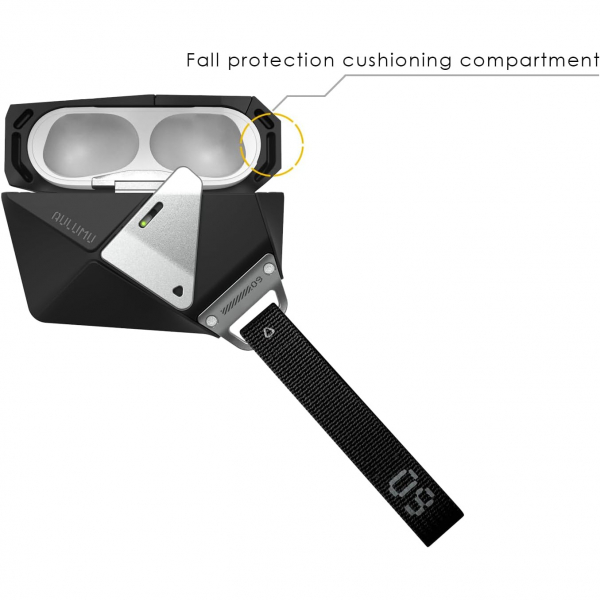 Aulumu A09 AirPods Pro 1/2.Nesil Klf-Black