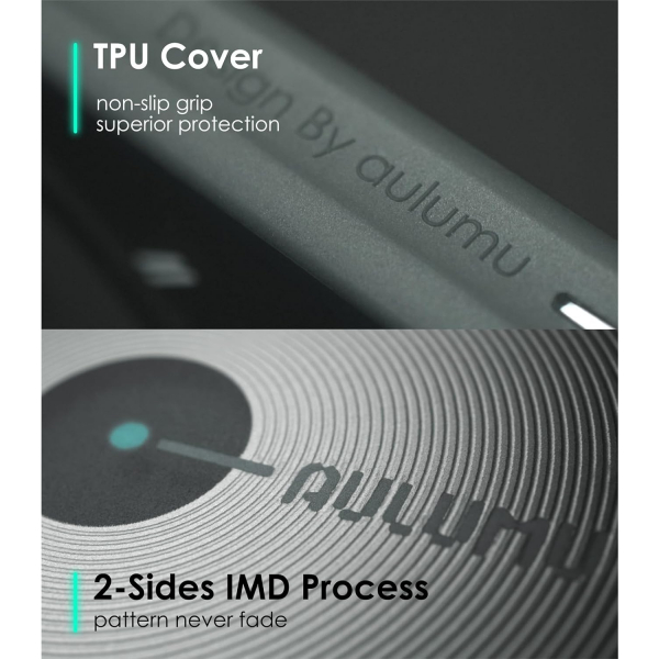 Aulumu Apple iPhone 16 Pro Max A16 Klf -Touch Translucent Gray