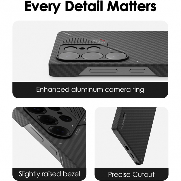 Aulumu Galaxy S25 Ultra Aramid Fiber Klf 