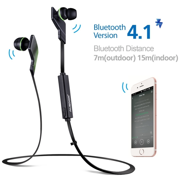 Ausdom 4.1 Sports Bluetooth Kulak i Kulaklk