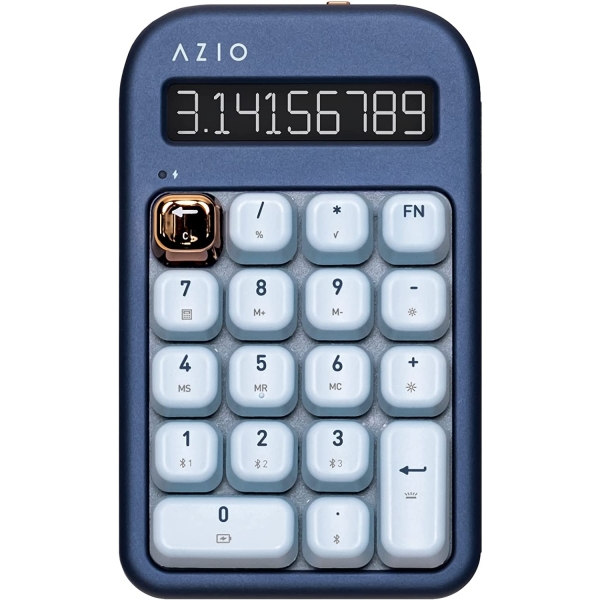 Azio IZO Wireless Mekanik Sayısal Tuş Takımı-Blue Iris