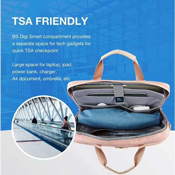 BAGSMART Laptop �antas� (15.6 in�)-Pink