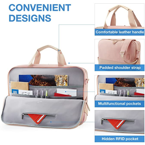 BAGSMART Laptop �antas� (15.6 in�)-Pink