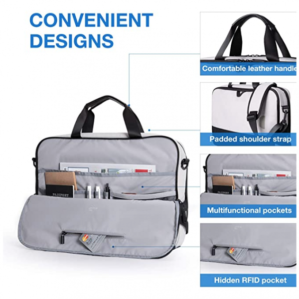 BAGSMART Laptop �antas� (15.6 in�)-Grey