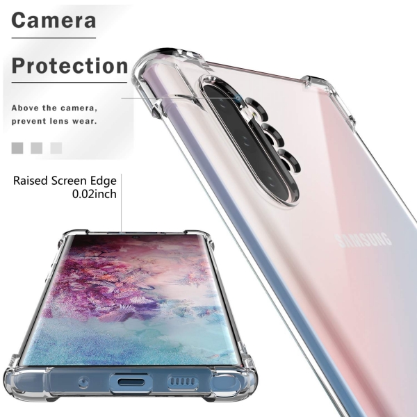 BAISRKE Samsung Galaxy Note 10 Plus Bumper Klf-Crystal Clear