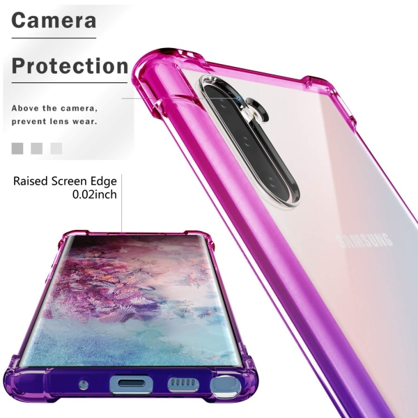 BAISRKE Samsung Galaxy Note 10 Bumper Klf-Pink Purple Gradient