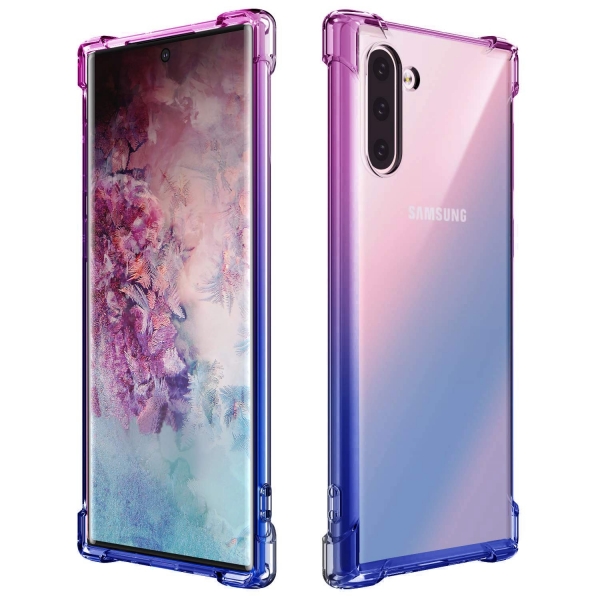 BAISRKE Samsung Galaxy Note 10 Bumper Klf-Pink Blue Gradient