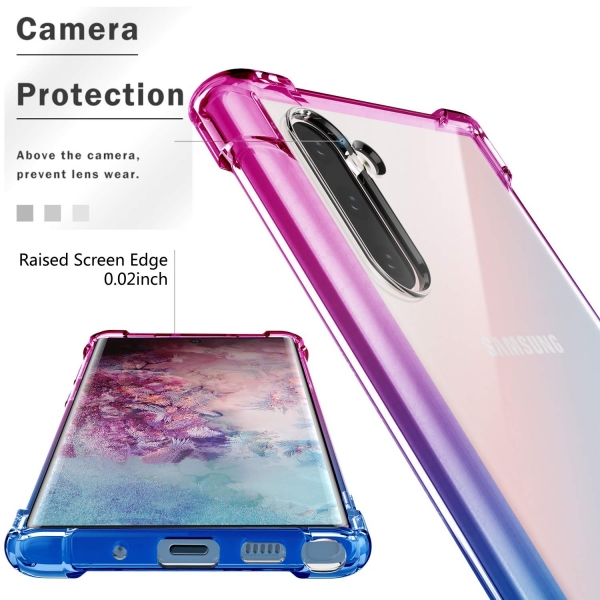 BAISRKE Samsung Galaxy Note 10 Bumper Klf-Pink Blue Gradient