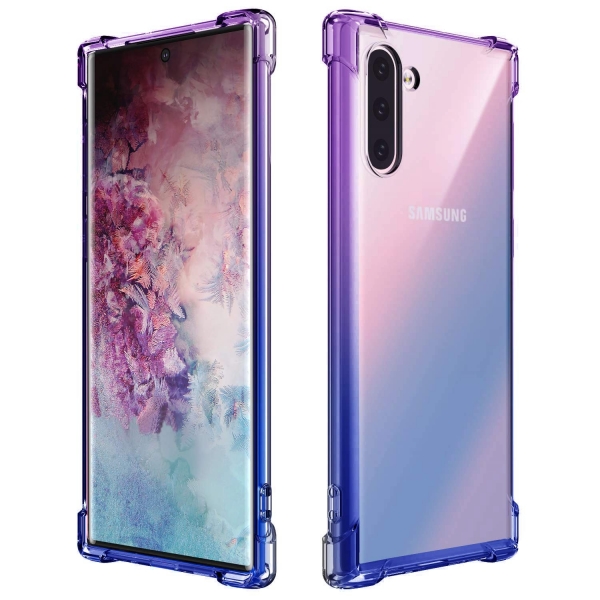 BAISRKE Samsung Galaxy Note 10 Bumper Klf-Blue Purple Gradient