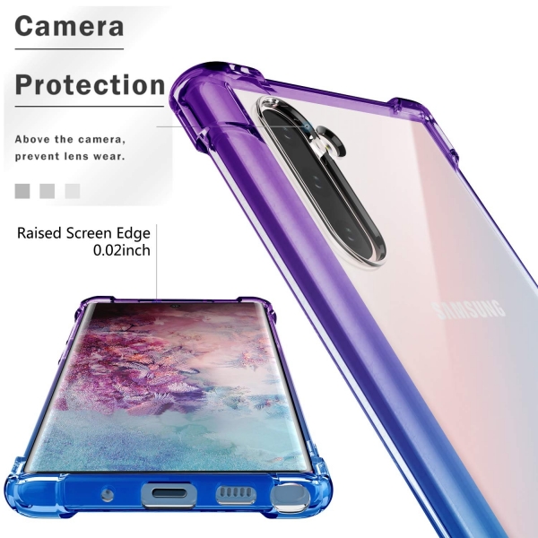 BAISRKE Samsung Galaxy Note 10 Bumper Klf-Blue Purple Gradient