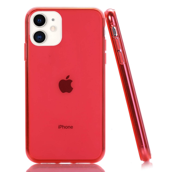 BAISRKE iPhone 11 Gel Silikon Klf-Red
