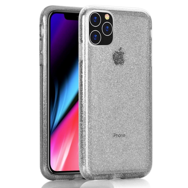 BAISRKE iPhone 11 Pro Simli Silikon Klf-Black