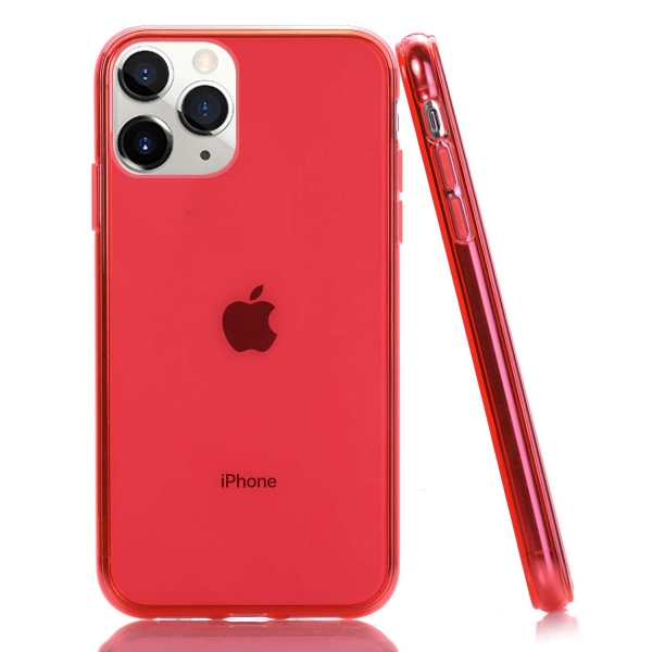 BAISRKE iPhone 11 Pro Silikon Klf-Red