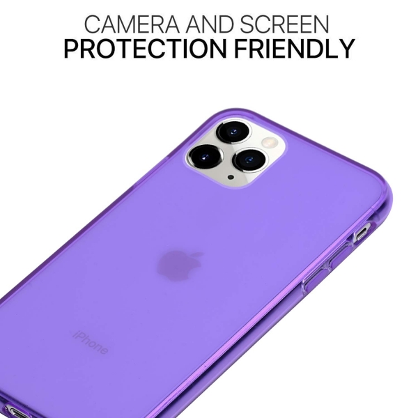 BAISRKE iPhone 11 Pro Silikon Klf-Purple