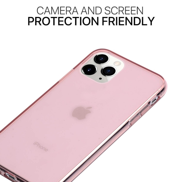 BAISRKE iPhone 11 Pro Silikon Klf-Pink