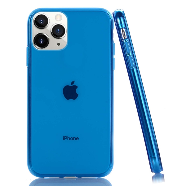 BAISRKE iPhone 11 Pro Silikon Klf-Blue