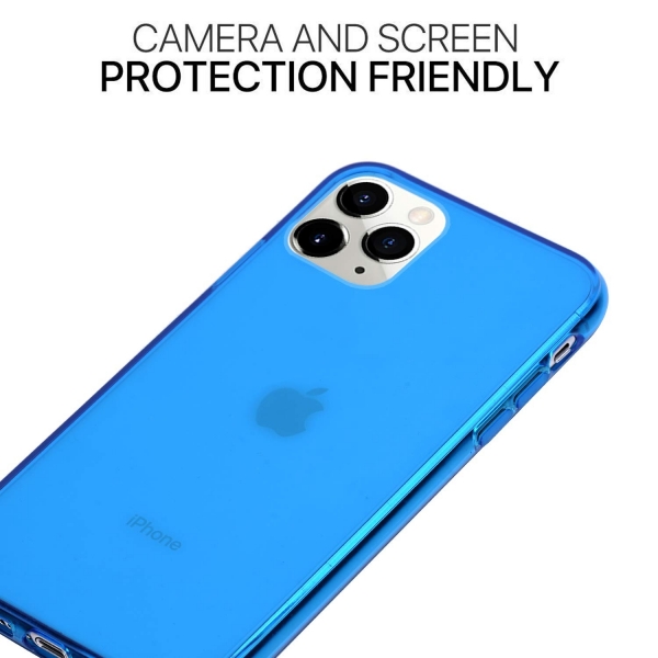 BAISRKE iPhone 11 Pro Silikon Klf-Blue