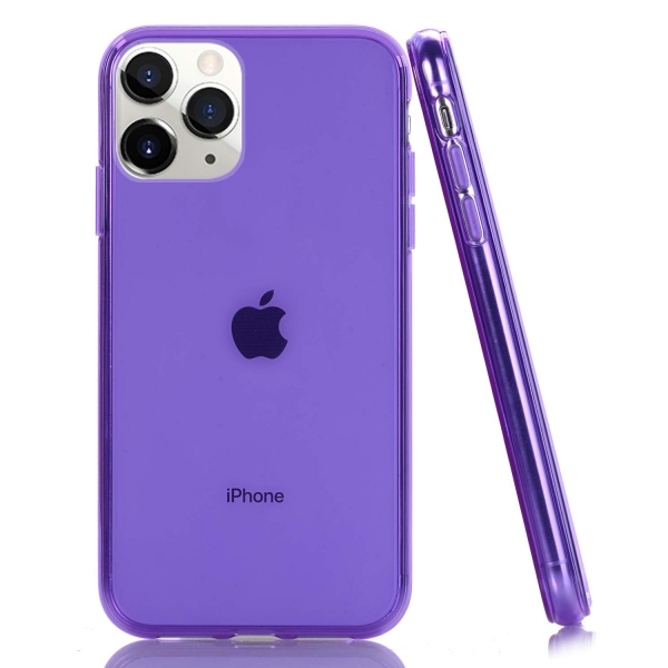 BAISRKE iPhone 11 Pro Max Silikon Klf-Purple