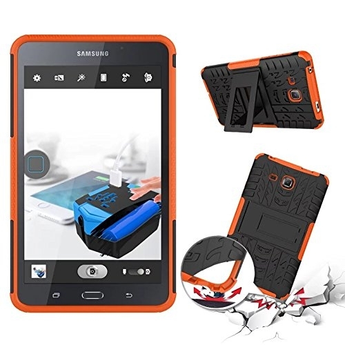 BAUBEY Samsung Galaxy Tab A6 Rugged Armor K�l�f (7 in�)-Orange