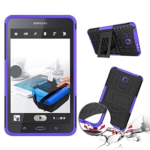 BAUBEY Samsung Galaxy Tab A6 Rugged Armor K�l�f (7 in�)-Purple