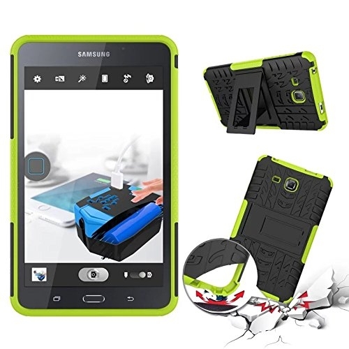 BAUBEY Samsung Galaxy Tab A6 Rugged Armor K�l�f (7 in�)-Green