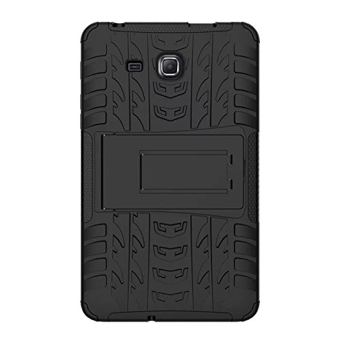 BAUBEY Samsung Galaxy Tab A6 Rugged Armor Klf (7 in)-Black
