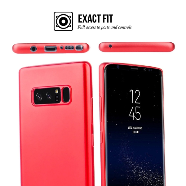 BELK Samsung Galaxy Note 8 Slim Bumper Klf-Glam Red