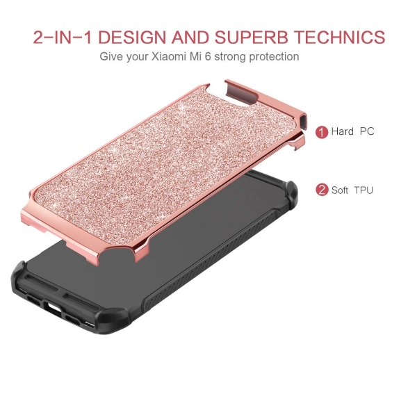 BENTOBEN Xiaomi Mi 6 Klf-Glitter