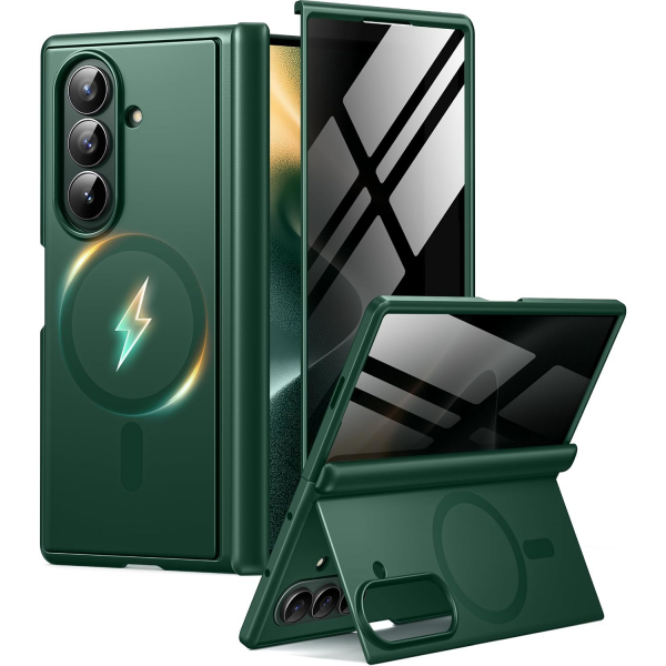 BERFY Galaxy Z Fold 8 Ultra MagSafe Filtreli K�l�f-Green