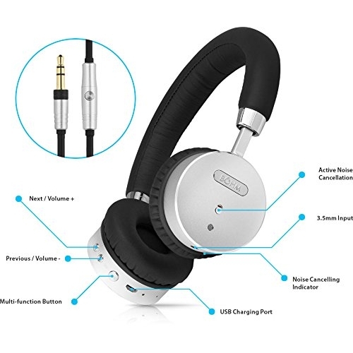 BHM B66 Kablosuz Bluetooth Kulak st Kulaklk-Black