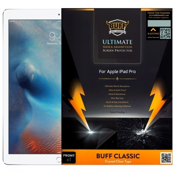 BUFF Apple iPad Pro 12.9 Darbe Emici Ekran Koruyucu Film