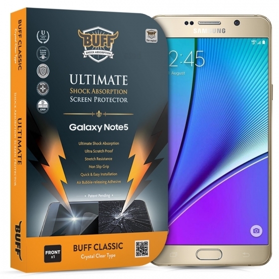 BUFF Samsung Galaxy Note 5 Darbe Emici Ekran Koruyucu