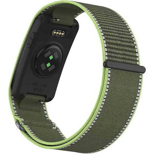 BandSmith Garmin CIRQA Uyumlu �rg� Naylon Kay��-Neon Green