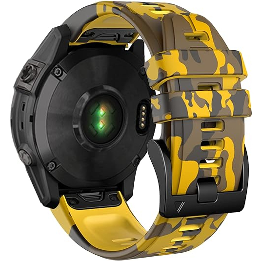 Bandkids Silikon Garmin Fenix 7X/6X/5X Kay -Yellow