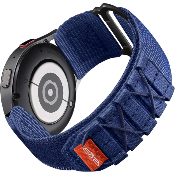 Bandleti Galaxy Watch Askeri Naylon Spor Kay�� 20mm (M)-Dark Blue