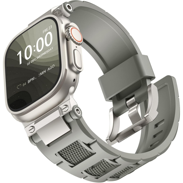 Bandletic Apple Watch Ultra 1/2.Nesil 49mm Kay-Platinium Grey