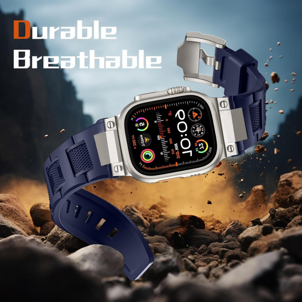 Bandletic Apple Watch Ultra 1/2.Nesil 49mm Kay-Navy Blue