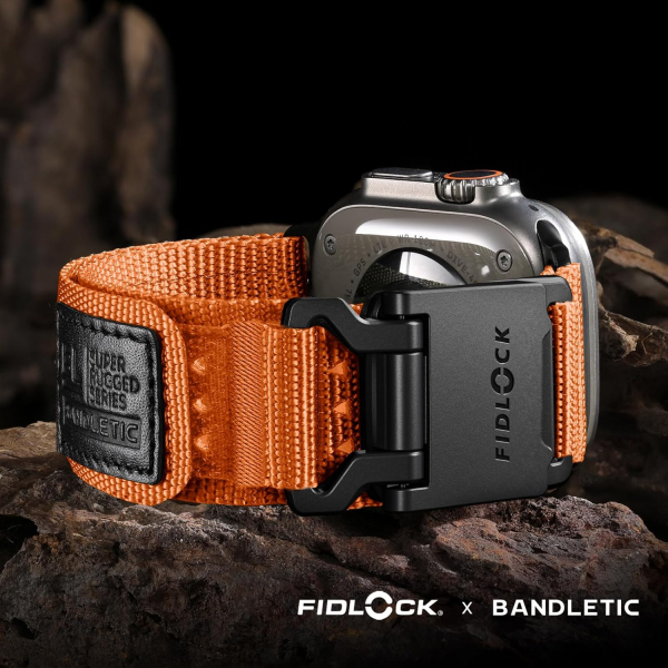 Bandletic Apple Watch 10 46mm Fdlock Kay-Orange