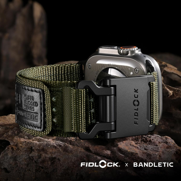 Bandletic Apple Watch 10 46mm Fdlock Kay-Army Green