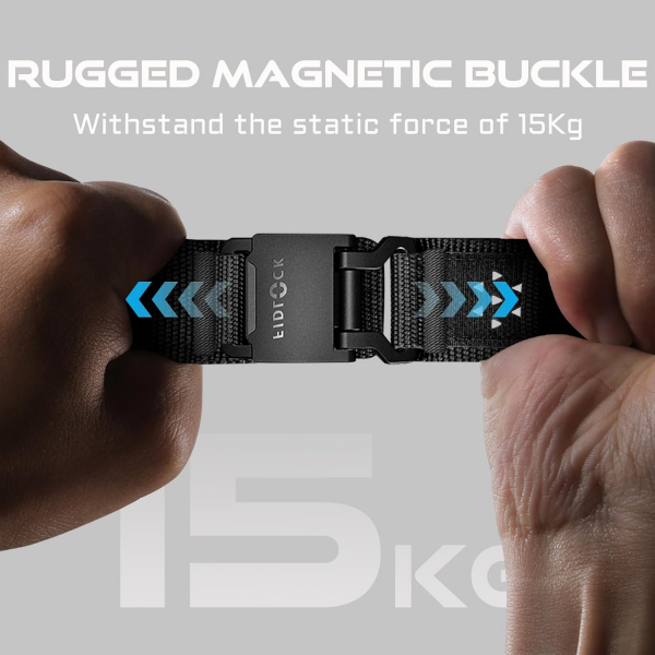 Bandletic Apple Watch 10 46mm Fdlock Kay-Black