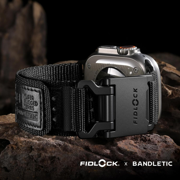 Bandletic Apple Watch 10 46mm Fdlock Kay-Black