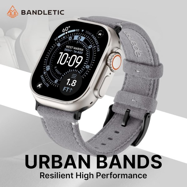 Bandletic Apple Watch 11 S�et Deri Kay��-Gray