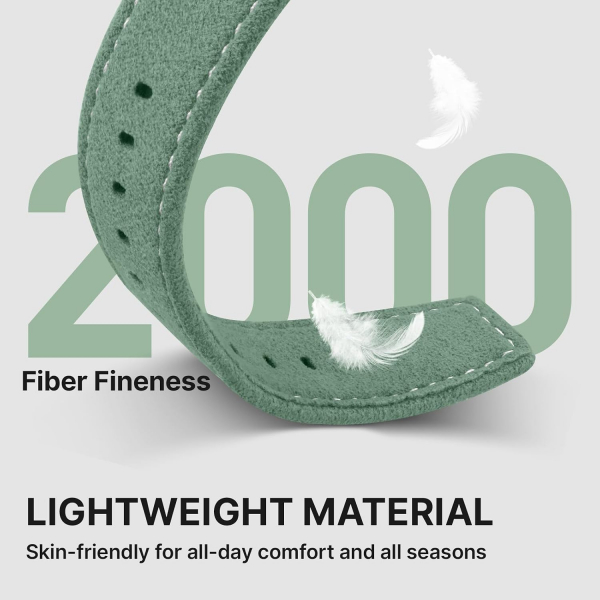 Bandletic Apple Watch 11 S�et Deri Kay��-Pine Green